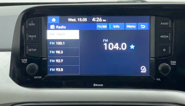 2021 Hyundai GRAND I10 NIOS SPORTZ 1.2 KAPPA VTVT CNG, CNG, Manual, 27,161 km, Infotainment System