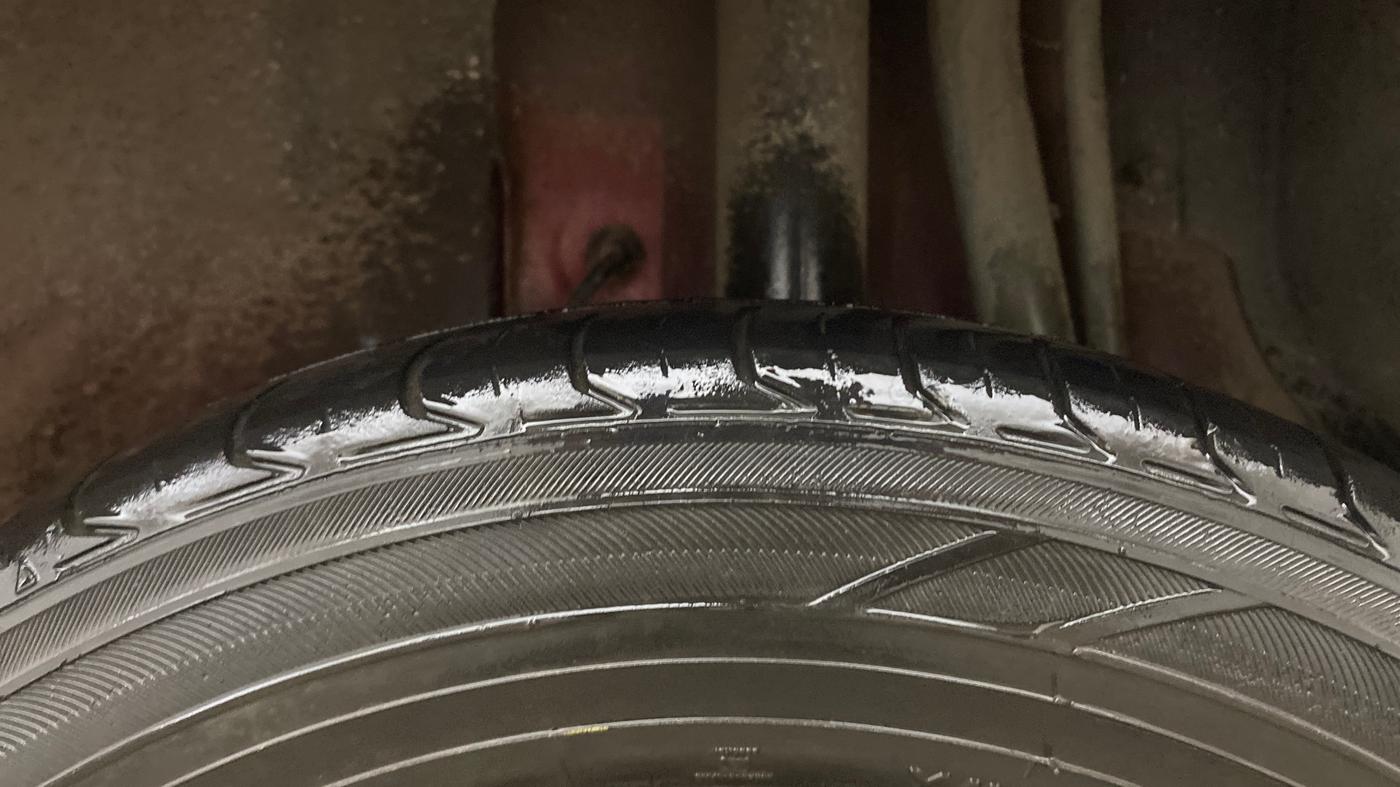 2015 Tata Bolt XMS REVOTRON, Petrol, Manual, 1,39,259 km, Left Rear Tyre Tread