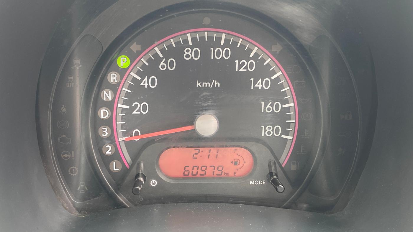 2013 Maruti A Star VXI (ABS) AT, Petrol, Automatic, 60,978 km, Odometer Image