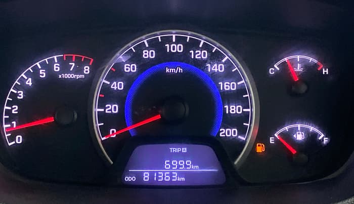 2017 Hyundai Grand i10 MAGNA 1.2 KAPPA VTVT, Petrol, Manual, 81,358 km, Odometer Image