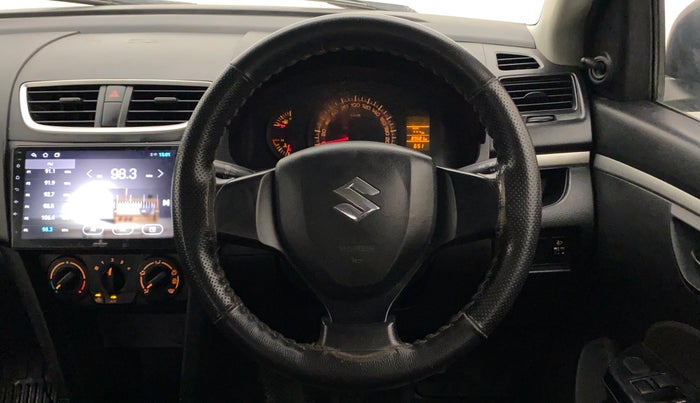 2017 Maruti Swift LXI (O), Petrol, Manual, 89,803 km, Steering Wheel Close Up
