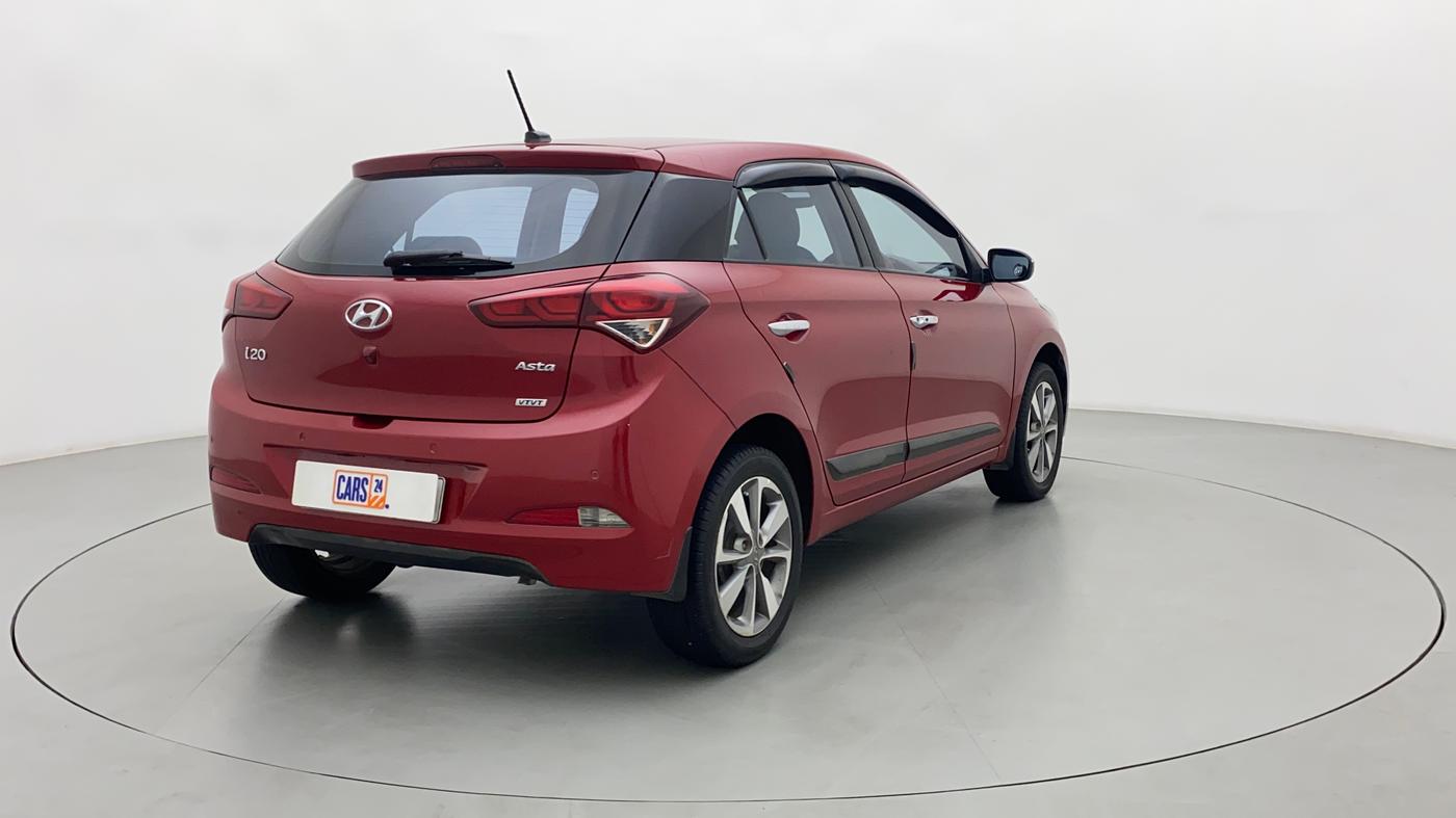2016 Hyundai Elite i20 ASTA 1.2 (O), Petrol, Manual, 76,384 km, Right Back Diagonal