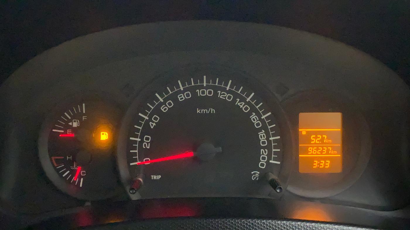 2015 Maruti Swift Dzire LXI, Petrol, Manual, 96,236 km, Odometer Image