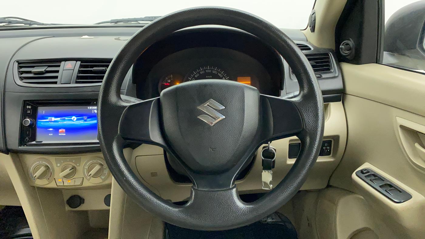 2015 Maruti Swift Dzire LXI, Petrol, Manual, 96,236 km, Steering Wheel Close Up