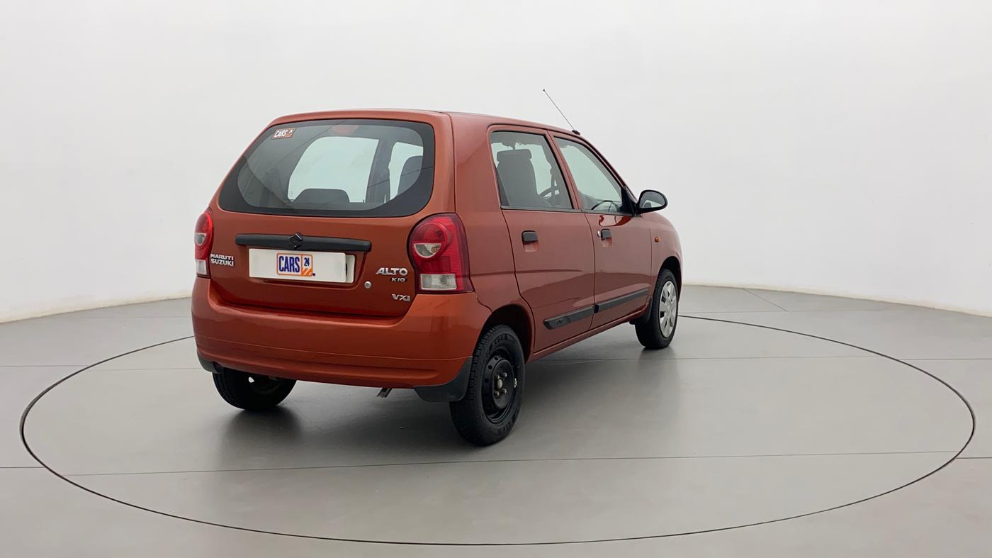2013 Maruti Alto K10 VXI, Petrol, Manual, 28,004 km, Right Back Diagonal