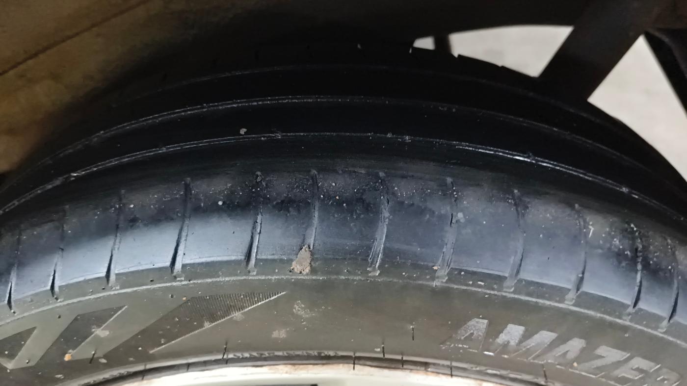 2017 Maruti Wagon R 1.0 VXI, Petrol, Manual, 1,17,308 km, Left Rear Tyre Tread