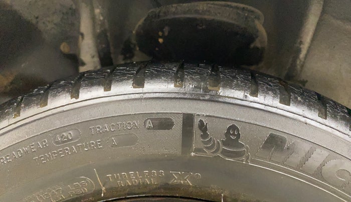 2016 Tata Indigo ECS LX TDI, Diesel, Manual, 1,24,748 km, Right Rear Tyre Tread