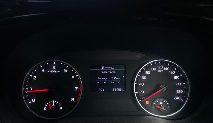 2020 KIA SELTOS HTK PLUS 1.5, Petrol, Manual, 58,494 km, Odometer Image