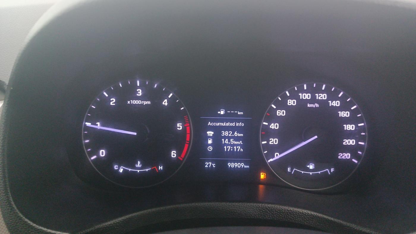 2018 Hyundai Creta SX (O) 1.6 DIESEL, Diesel, Manual, 98,909 km, Odometer Image