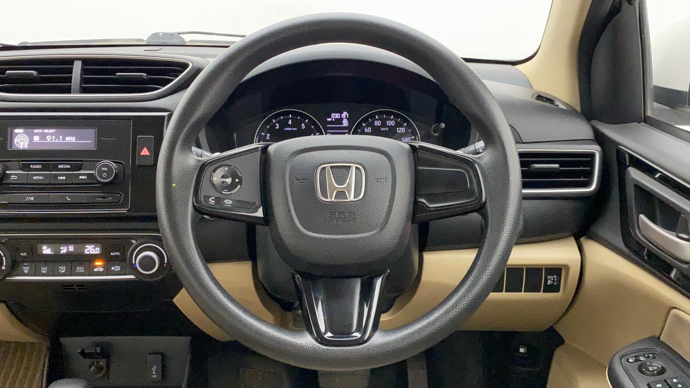 2018 Honda Amaze 1.2L I-VTEC V CVT, Petrol, Automatic, 30,197 km, Steering Wheel Close Up