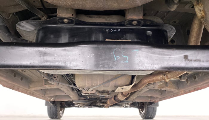 2016 Mahindra Kuv100 K8 6 STR, Petrol, Manual, 45,270 km, Rear Underbody