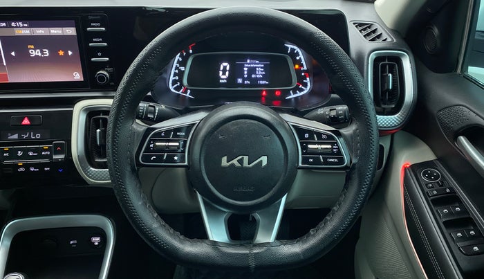 2021 KIA SONET HTX 1.0 IMT, Petrol, Manual, 14,169 km, Steering Wheel Close Up