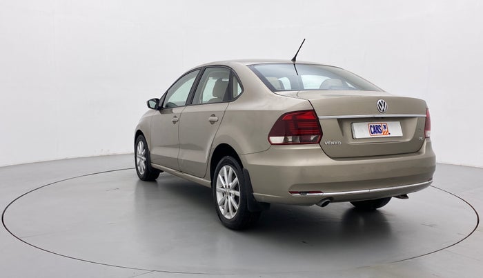2017 Volkswagen Vento 1.2 TSI HIGHLINE PLUS AT, Petrol, Automatic, 85,541 km, Left Back Diagonal