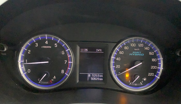 2021 Maruti S Cross ZETA 1.5, Petrol, Manual, 50,525 km, Odometer Image
