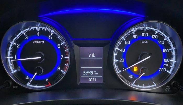 2020 Maruti Baleno DELTA PETROL 1.2, Petrol, Manual, 52,486 km, Odometer Image