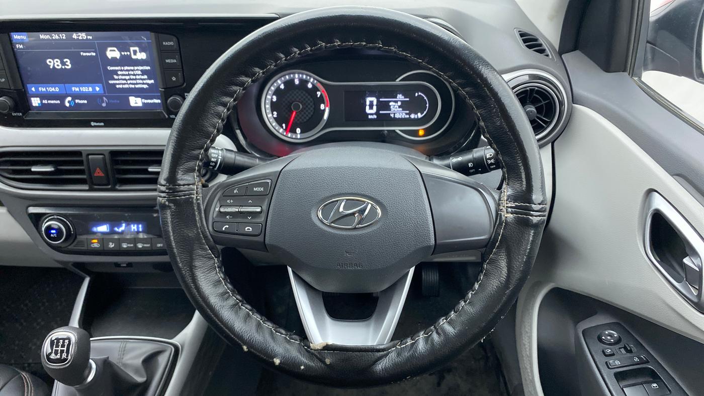 2020 Hyundai GRAND I10 NIOS SPORTZ PETROL, Petrol, Manual, 41,885 km, Steering Wheel Close Up