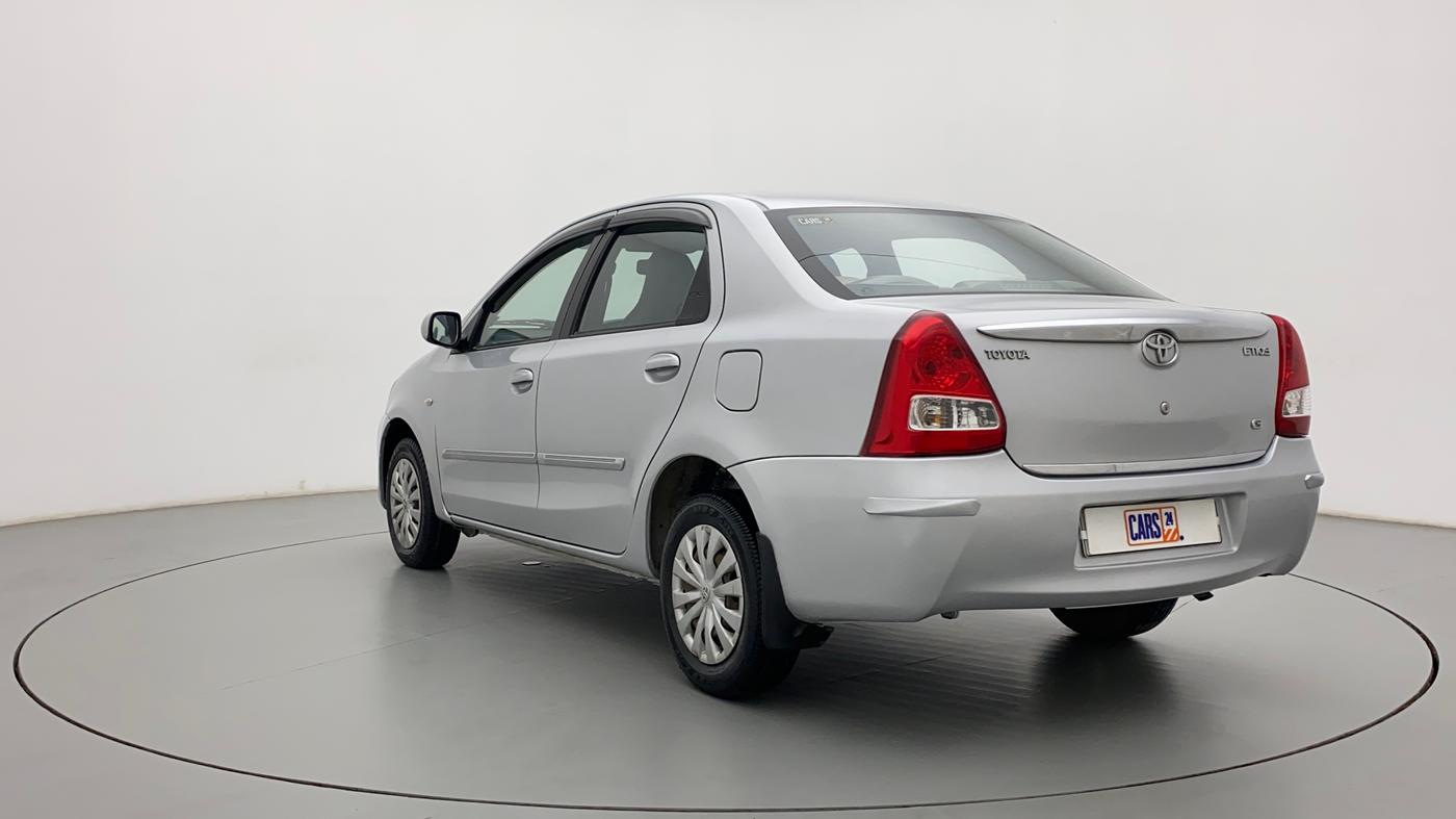 2011 Toyota Etios G, Petrol, Manual, 71,426 km, Left Back Diagonal