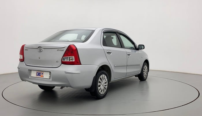 2011 Toyota Etios G, Petrol, Manual, 71,426 km, Right Back Diagonal