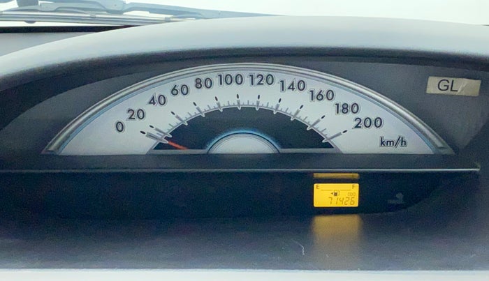 2011 Toyota Etios G, Petrol, Manual, 71,426 km, Odometer Image