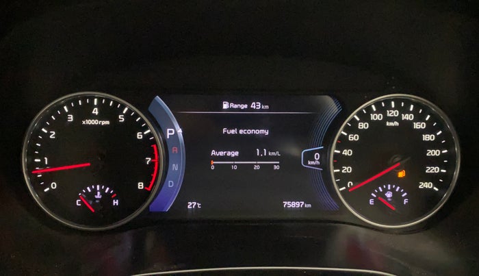 2019 KIA SELTOS GTX PLUS DCT 1.4 PETROL, Petrol, Automatic, 75,897 km, Odometer Image