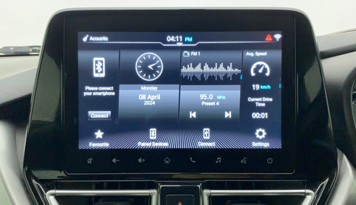 2022 Maruti Baleno ALPHA PETROL 1.2, CNG, Manual, 42,756 km, Infotainment System