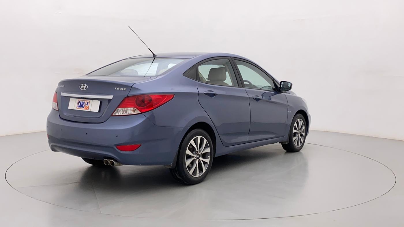 2014 Hyundai Verna FLUIDIC 1.6 VTVT SX, Petrol, Manual, 97,341 km, Right Back Diagonal