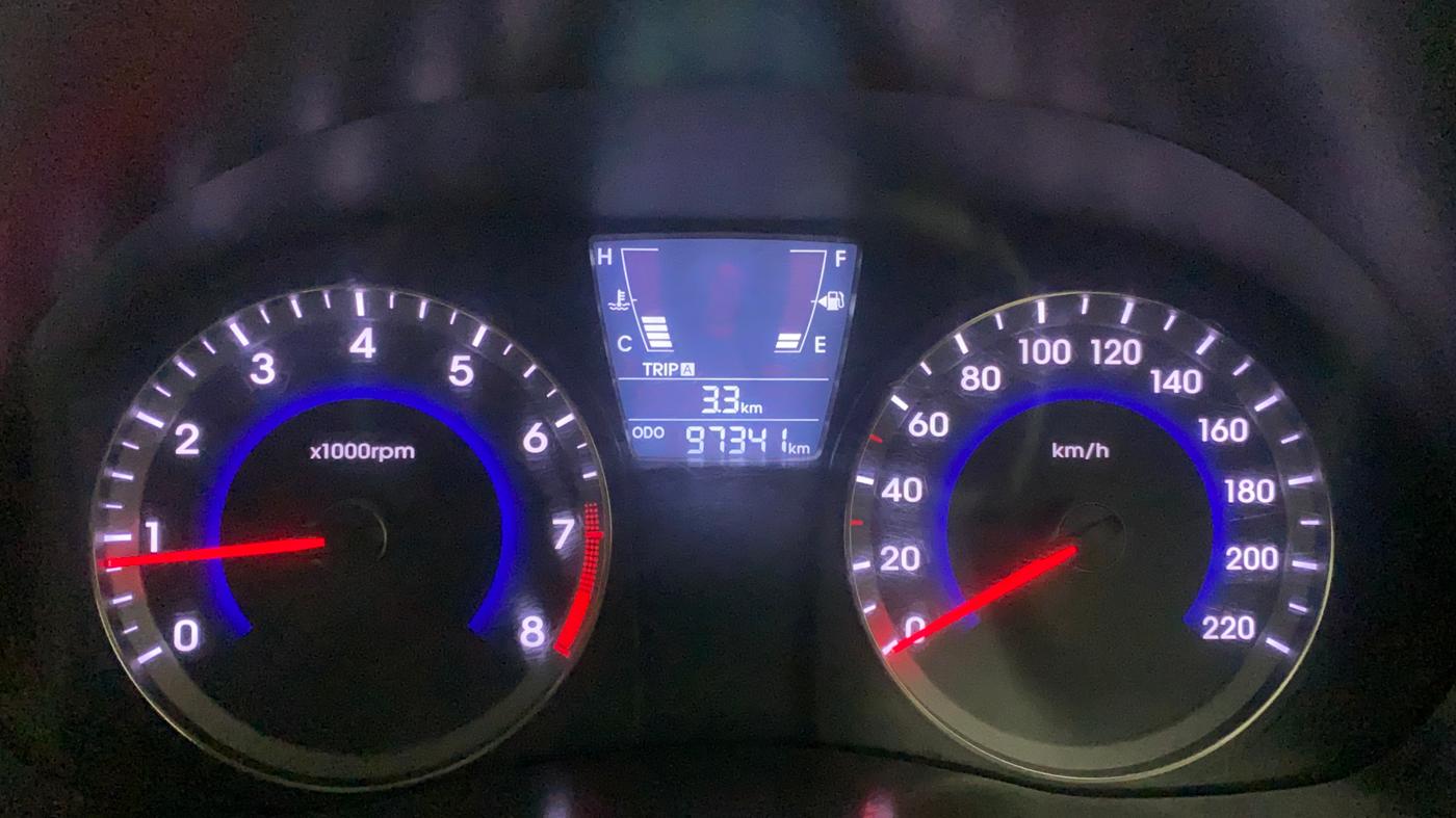 2014 Hyundai Verna FLUIDIC 1.6 VTVT SX, Petrol, Manual, 97,341 km, Odometer Image