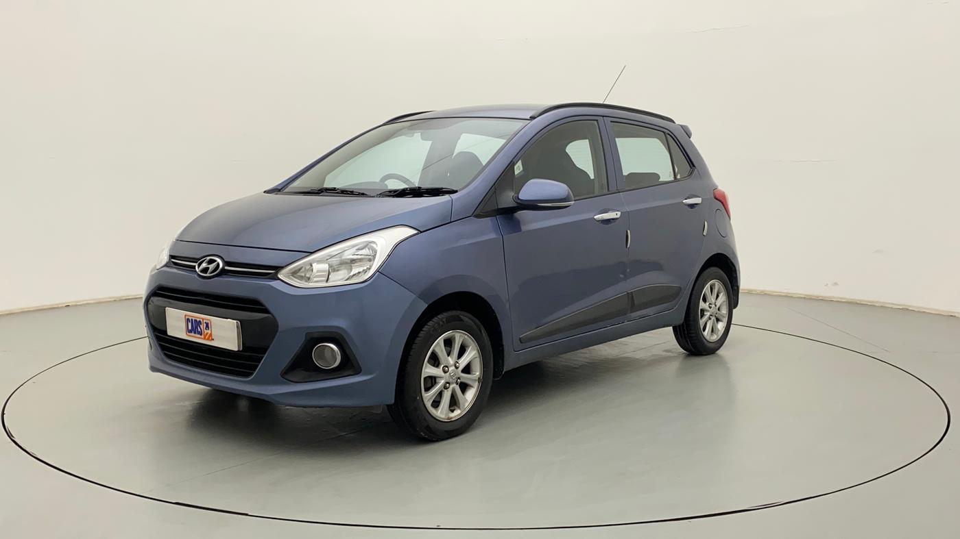 2015 Hyundai Grand i10 ASTA 1.2 KAPPA VTVT, Petrol, Manual, 23,376 km, Left Front Diagonal