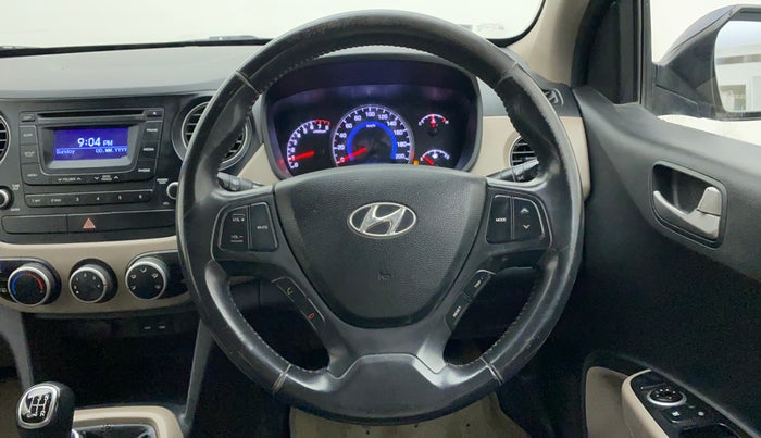 2015 Hyundai Grand i10 ASTA 1.2 KAPPA VTVT, Petrol, Manual, 23,376 km, Steering Wheel Close Up