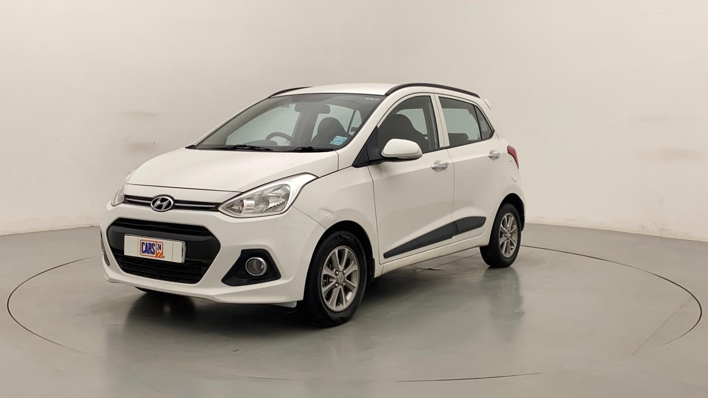 2016 Hyundai Grand i10 ASTA (O) AT 1.2 KAPPA VTVT, Petrol, Automatic, 1,02,243 km, Left Front Diagonal