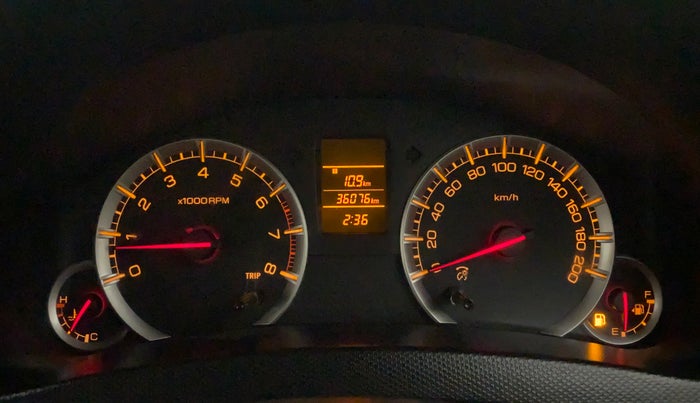 2016 Maruti Swift Dzire VXI, Petrol, Manual, 36,076 km, Odometer Image