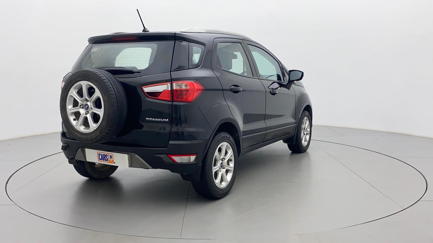 2018 Ford Ecosport TITANIUM + 1.5L PETROL AT, Petrol, Automatic, 58,392 km, Right Back Diagonal