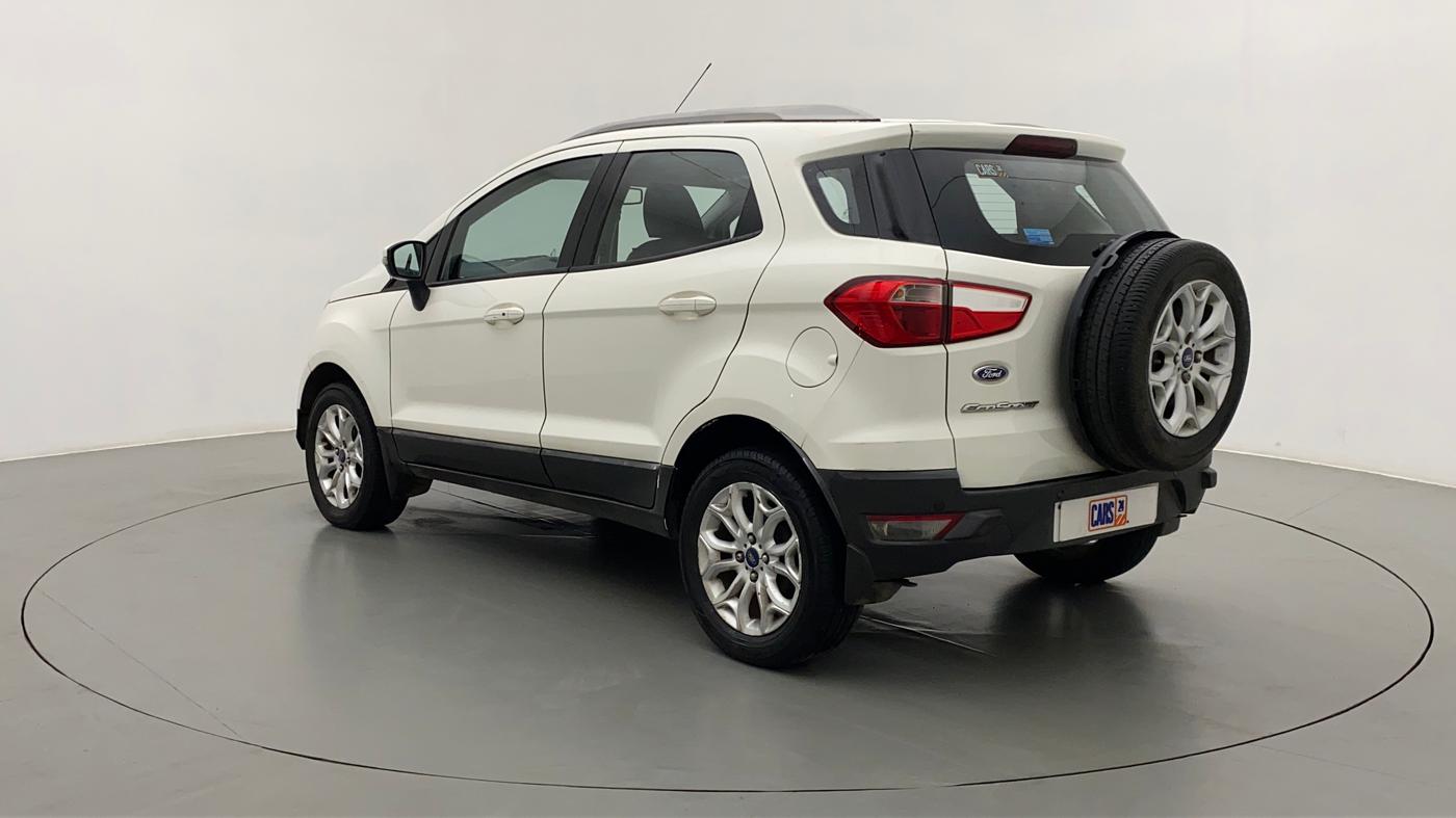 2016 Ford Ecosport TITANIUM+ 1.5L DIESEL, Diesel, Manual, 1,22,712 km, Left Back Diagonal