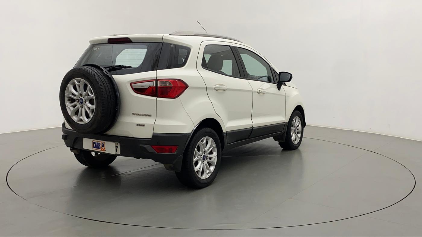 2016 Ford Ecosport TITANIUM+ 1.5L DIESEL, Diesel, Manual, 1,22,712 km, Right Back Diagonal