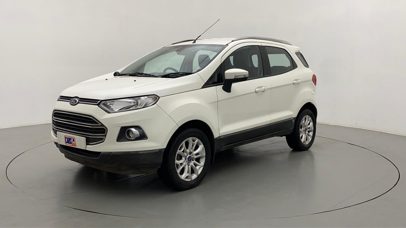 2016 Ford Ecosport TITANIUM+ 1.5L DIESEL, Diesel, Manual, 1,22,712 km, Left Front Diagonal