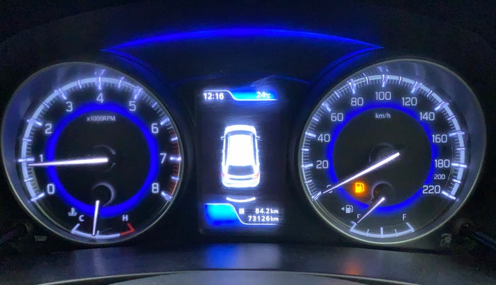 2017 Maruti Baleno RS 1.0 PETROL, Petrol, Manual, 73,227 km, Odometer Image
