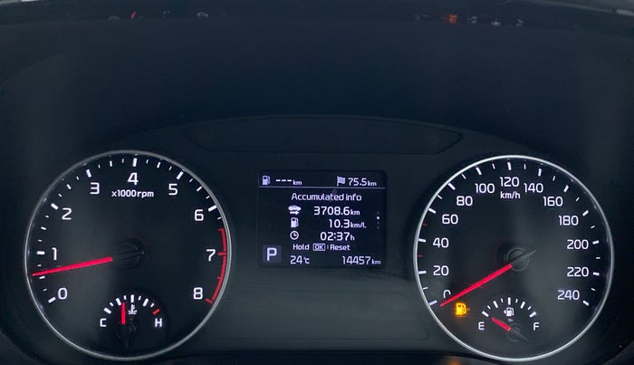 2020 KIA SELTOS HTX AT PETROL, Petrol, Automatic, 14,519 km, Odometer Image