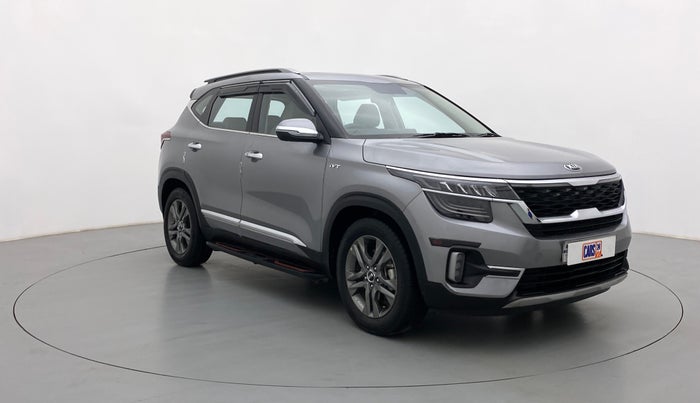 2020 KIA SELTOS HTX AT PETROL, Petrol, Automatic, 14,519 km, Right Front Diagonal