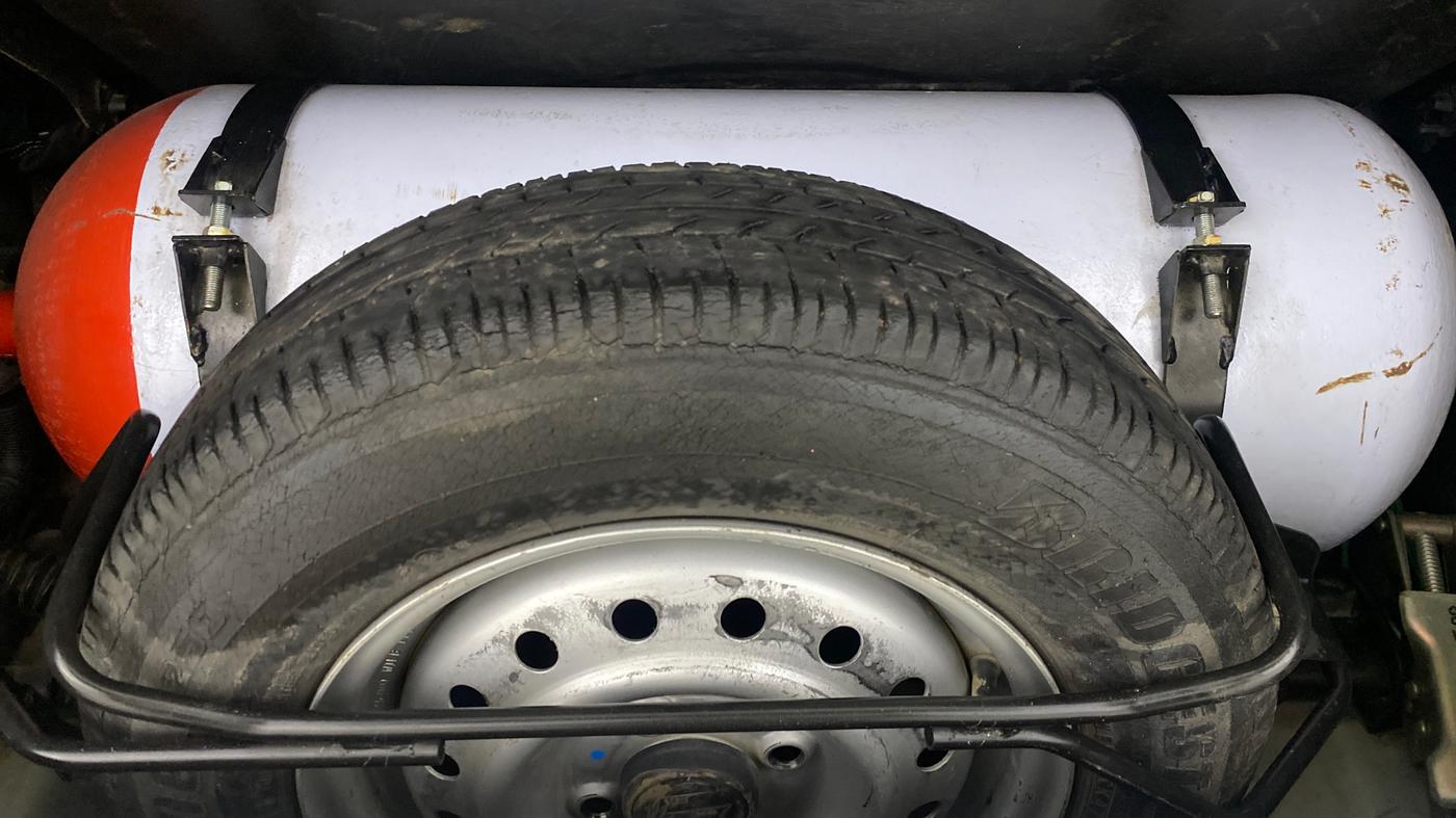 2021 Maruti New Wagon-R LXI CNG 1.0, CNG, Manual, 45,530 km, Spare Tyre