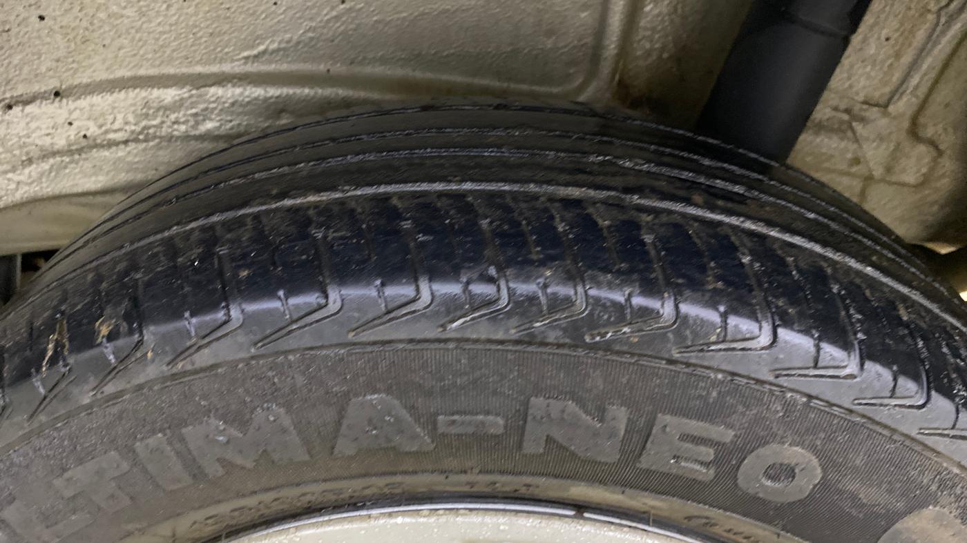 2021 Maruti New Wagon-R LXI CNG 1.0, CNG, Manual, 45,530 km, Left Rear Tyre Tread