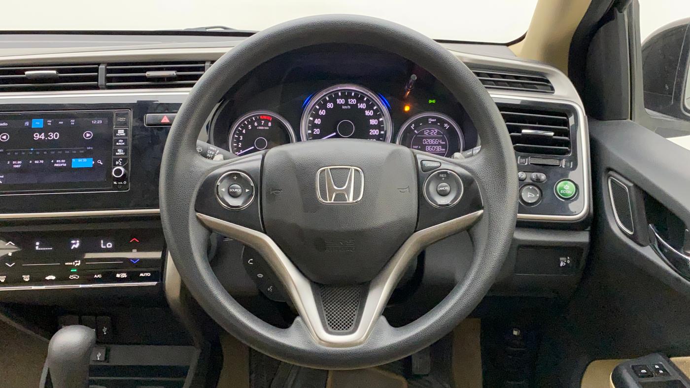 2019 Honda City 1.5L I-VTE V CVT, Petrol, Automatic, 28,664 km, Steering Wheel Close Up