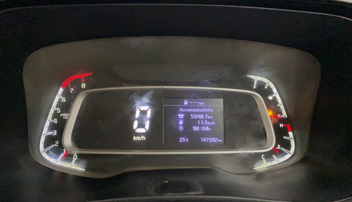 2022 KIA SONET HTK PLUS 1.2, Petrol, Manual, 1,47,370 km, Odometer Image