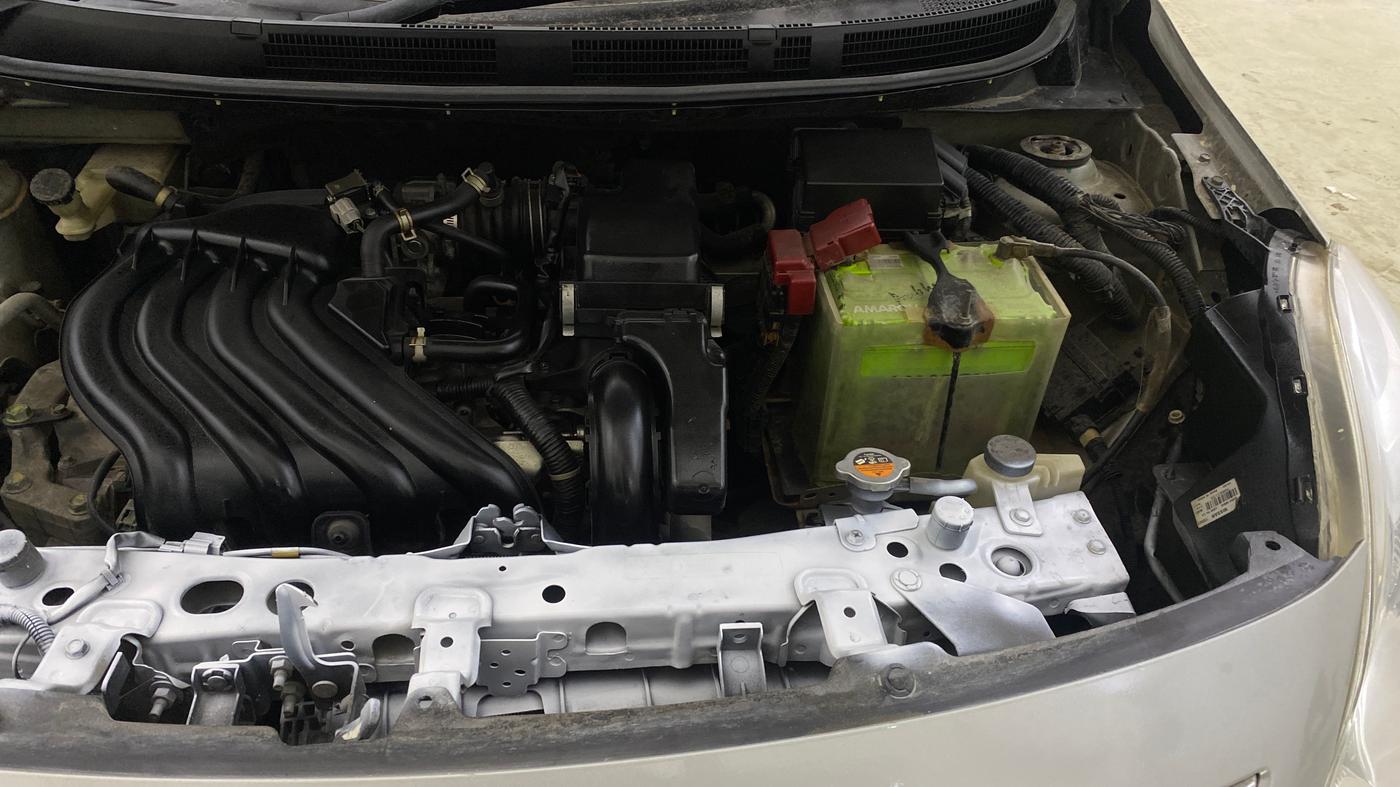 2014 Nissan Sunny XL, Petrol, Manual, 39,770 km, Engine View - Left