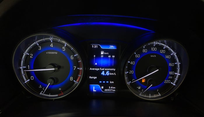 2018 Maruti Baleno ZETA CVT PETROL 1.2, Petrol, Automatic, 46,933 km, Odometer Image