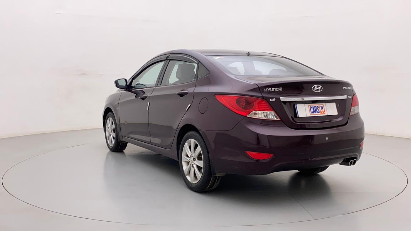 2013 Hyundai Verna FLUIDIC 1.6 VTVT SX, Petrol, Manual, 47,878 km, Left Back Diagonal