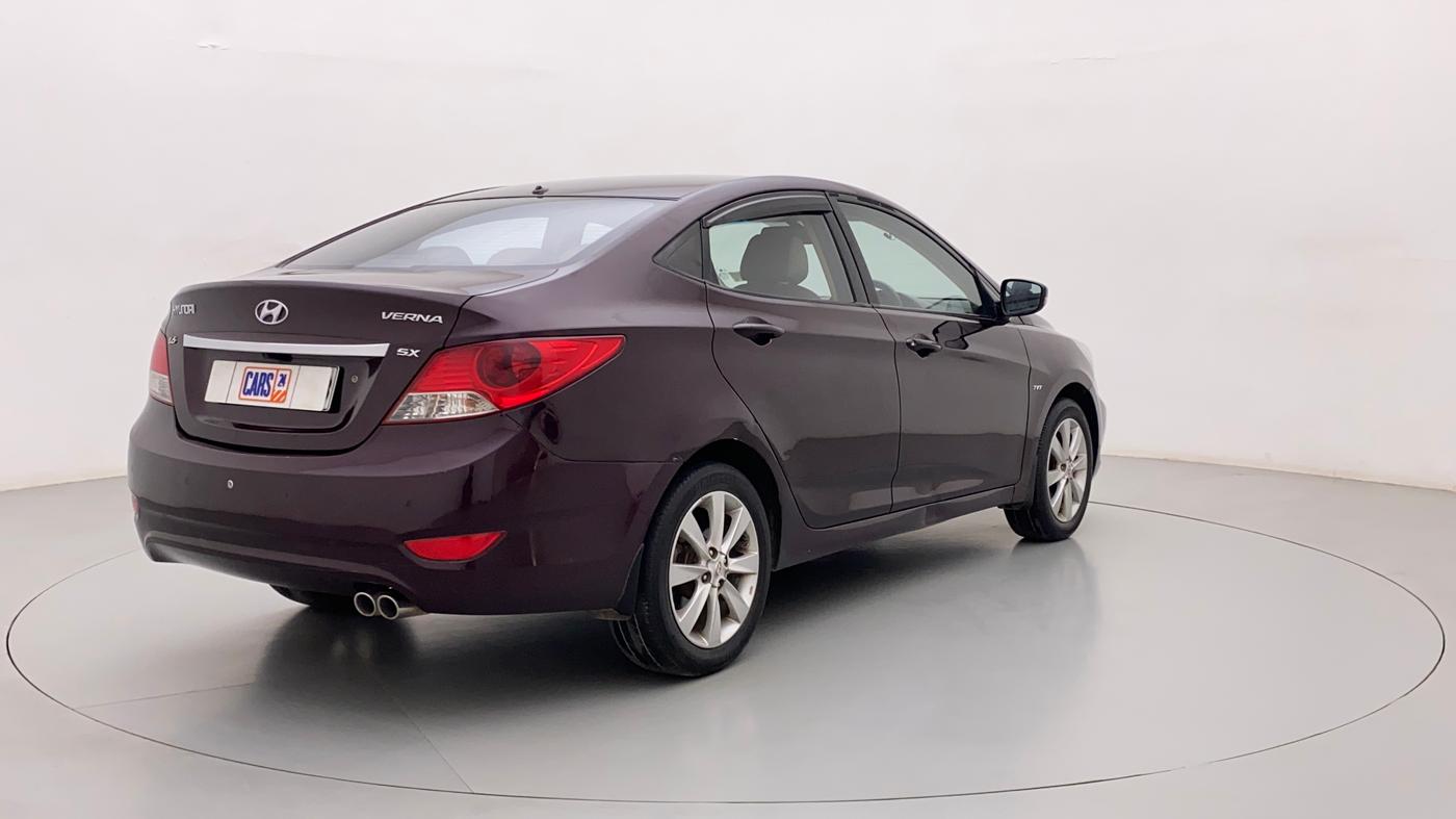 2013 Hyundai Verna FLUIDIC 1.6 VTVT SX, Petrol, Manual, 47,878 km, Right Back Diagonal