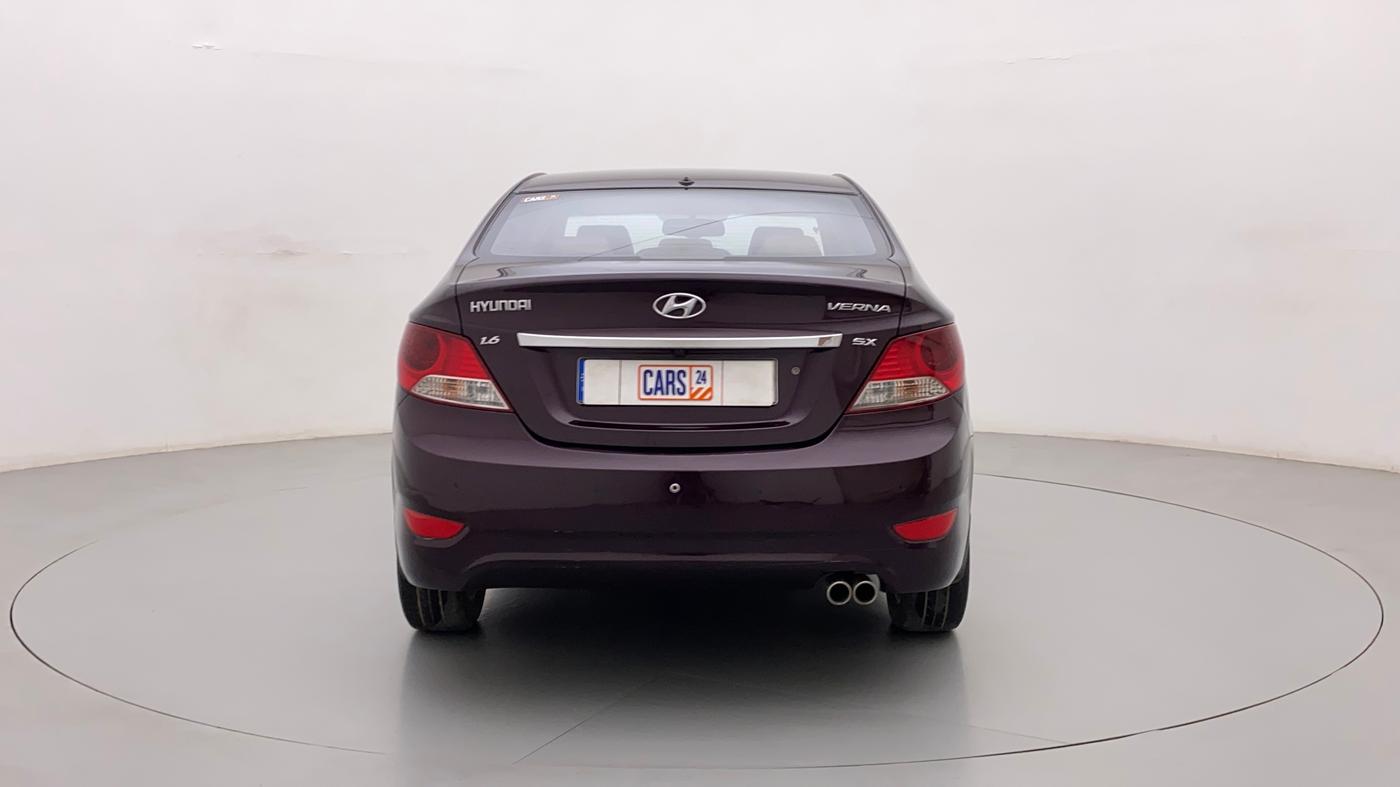 2013 Hyundai Verna FLUIDIC 1.6 VTVT SX, Petrol, Manual, 47,878 km, Back/Rear