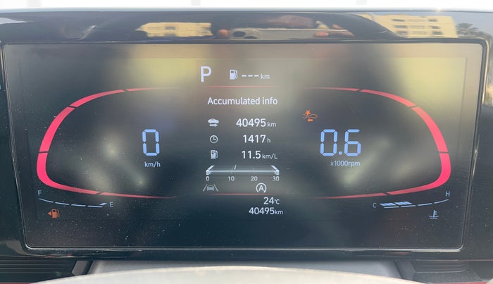 2023 Hyundai Verna SX (O) 1.5 TURBO PETROL DCT, Petrol, Automatic, 40,479 km, Odometer Image