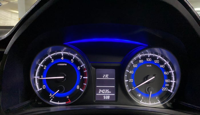 2018 Maruti Baleno DELTA PETROL 1.2, Petrol, Manual, 34,141 km, Odometer Image