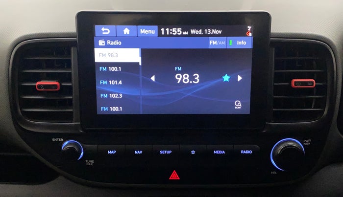 2021 Hyundai VENUE SX 1.0 (O) TURBO IMT, Petrol, Manual, 30,950 km, Infotainment System